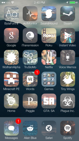 iPhoneのおすすめアイコン!!iOS7の人気アイコンテーマ30種!!(要脱獄)