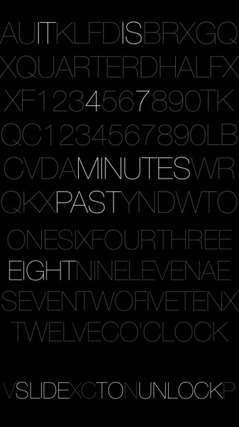 Timely ロック画面の時計をシンプルでゴージャスな画面に早変わりできるtweak Bitzedge