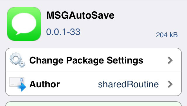 MSGAutoSave メッセージアプリに送られてきた画像や動画を自動で保存、リサイズまでしてくれるTweak!!