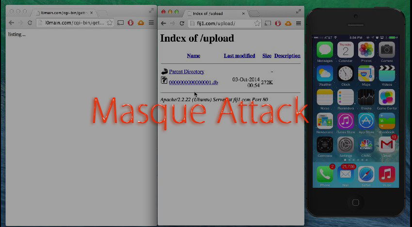 新たな脆弱性「Masque Attack」 正規版アプリを悪質なアプリと取り替えてデータを盗む