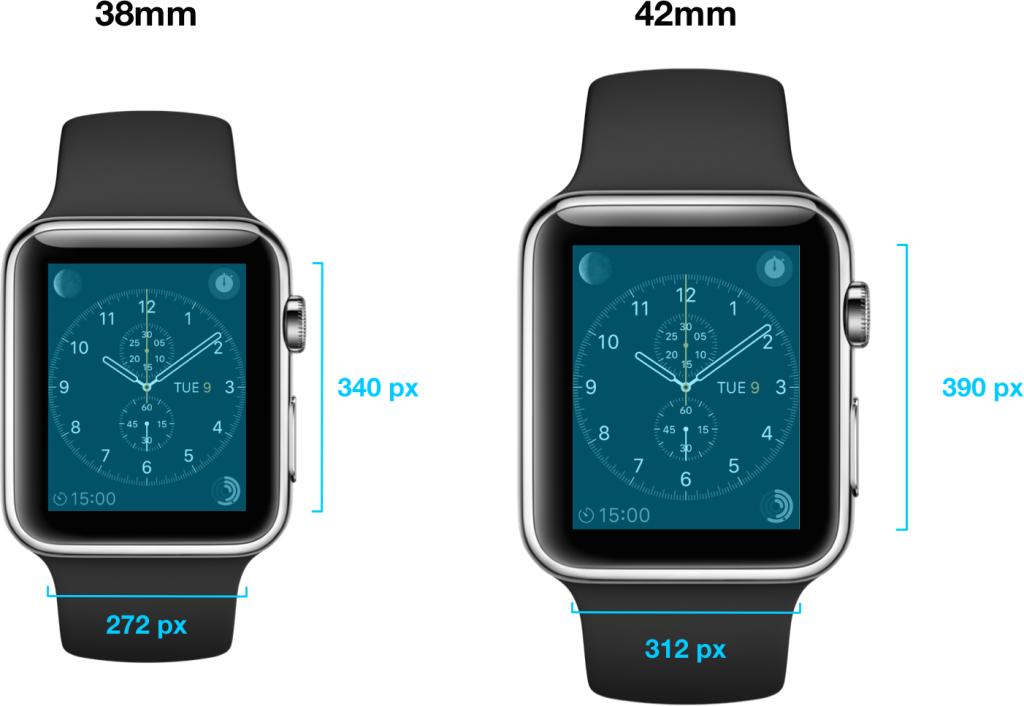 Apple Watchの2種類の画像解像度がWatchKitで明らかに。「312x390と272x340」